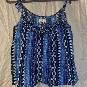Hollister Pattern Tank SZ S